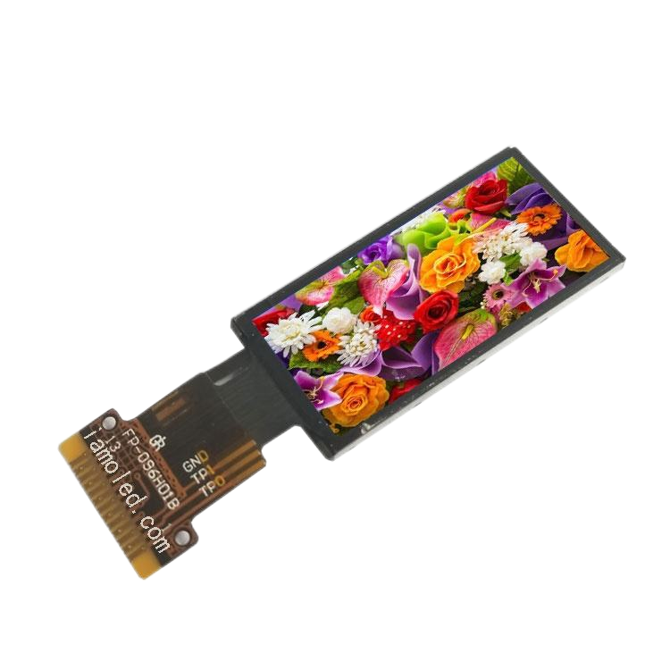 display OLED 0.96'' 0.96 polegadas 128x64 resolução colorida completa tipo conector QG-6428HDDAG01 Interface Paralela, 4 fios SPI