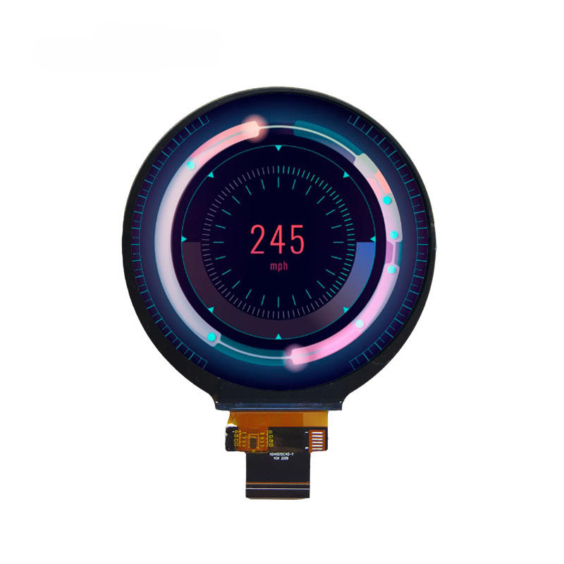 4-Zoll-rundes TFT-LCD-Display mit Vollfarbdarstellung und einer Auflösung von 720 × 720; RGB-Schnittstelle