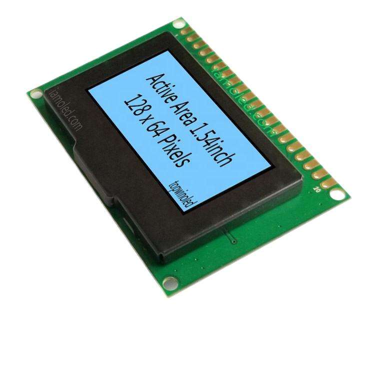 1.54'' 1.54inch 128x64 oled module 20pin 8pin 7pin oled display module ssd1309 SPI parallel I2C Interface inside