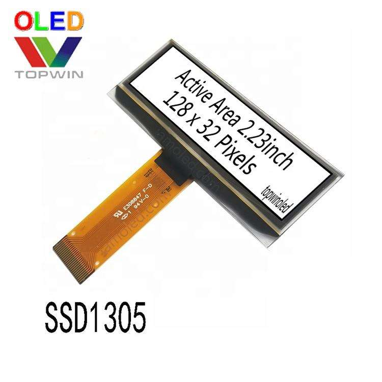 2.23'' 2.23inch oled display panel resolution 128x32 driver IC SSD1305 SSD1309