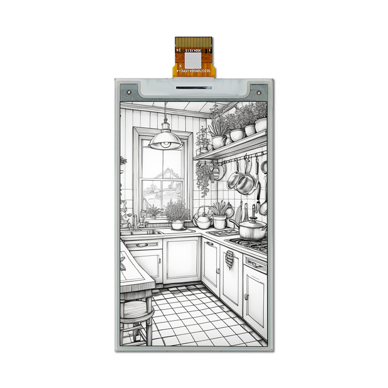 3.7 inch 3.7'' 240x416 resolution black white red e-ink display module Epaper Display Energy Saving e ink display