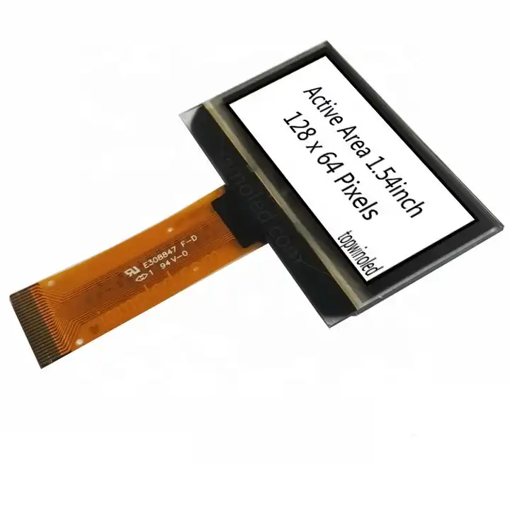 1.5'' 1.54inch SSD1309 SH1106 128x64 pixels White/blue/yellow oled display screen 