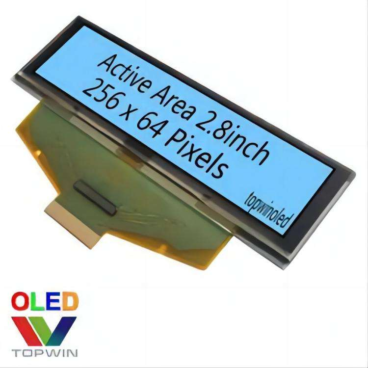 2.8'' 2.8inch 2.8 inch 256x64 resolution 30 pin yellow oled display UG-5664ASYDF01 with I2C SPI parallel Interface SSD1322