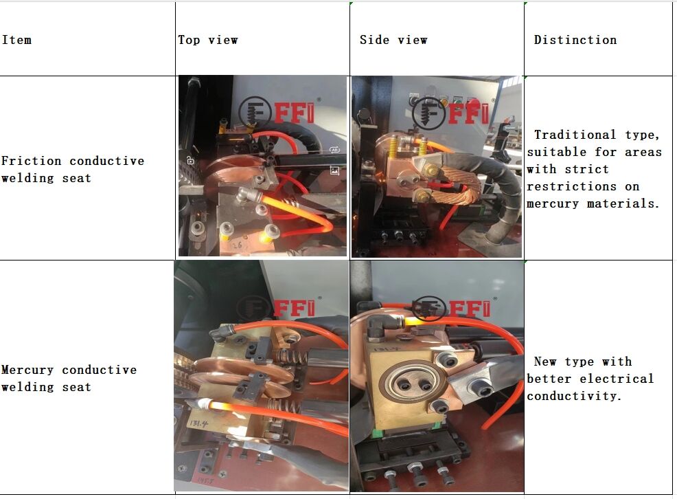 Différence entre le siège de soudage conducteur par friction et le siège de soudage conducteur Mercury