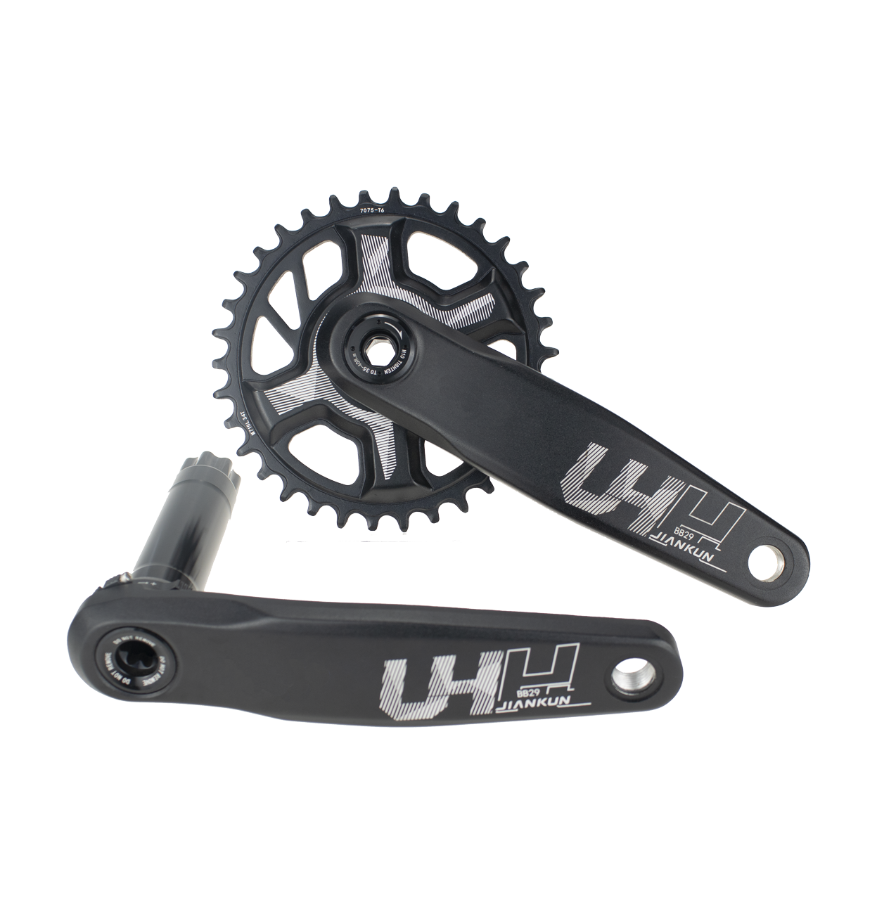 Working principle of bicycle crankset