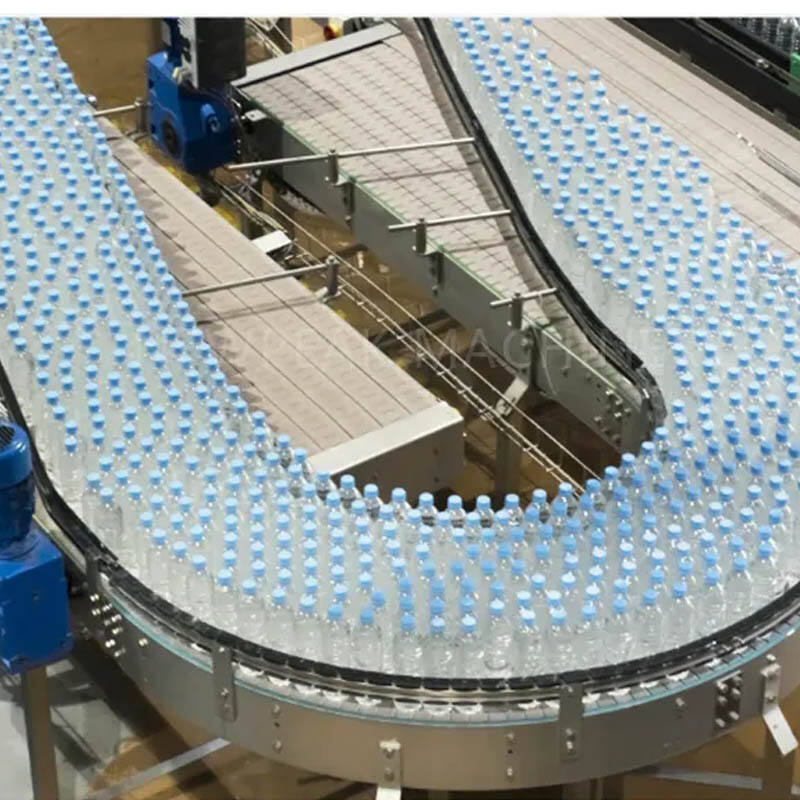 What is the supply chain process of bottled water?