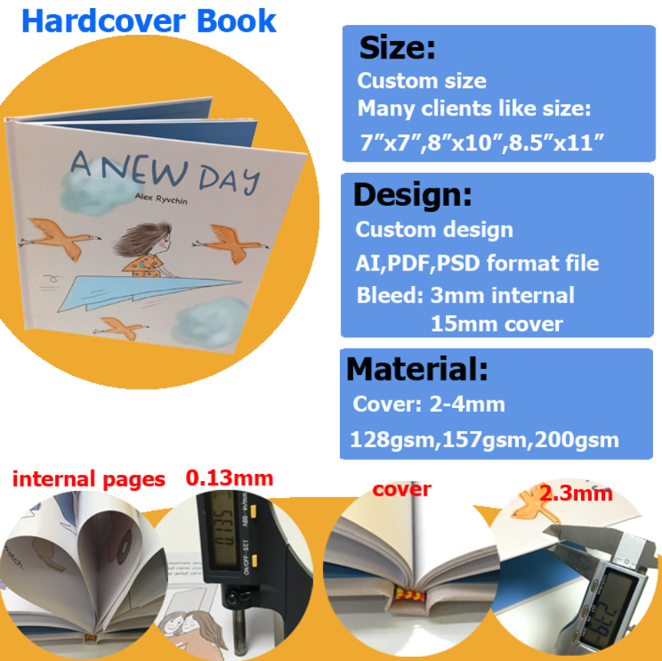 Custom Design Book Printing Paperback SoftCover Children Story Coloring Softcover Book Printing Service details