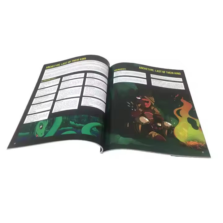 Professional Free Design Low Cost Perfect bound Full Color Brochure Printing Booklet Printing Service