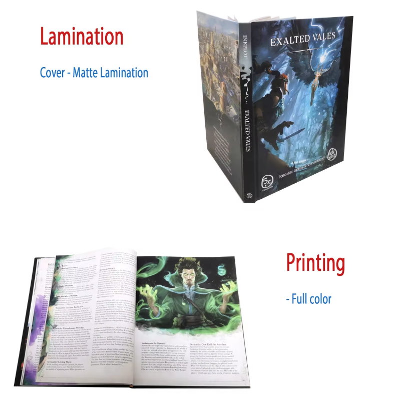 Manufacturer Custom Hardback Printing Books On Demand Hardcover Book Printing Service Case Bound Full Color Hardcover Book details