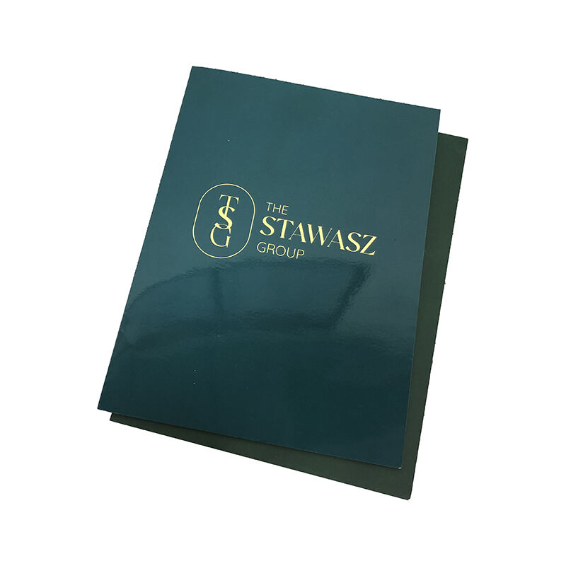 Custom High Quality File Folder Gloss Matt Laminated Full Color Document File Paper Folders Printing