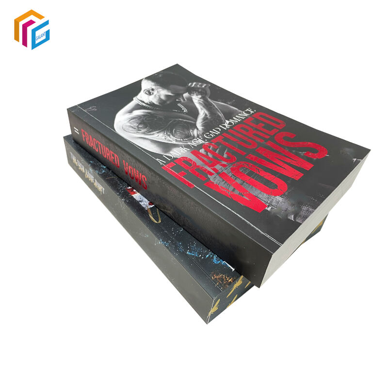 Manufacturer Custom Foil Printing Paperback Book with Spray Edge Novel Books Booklet