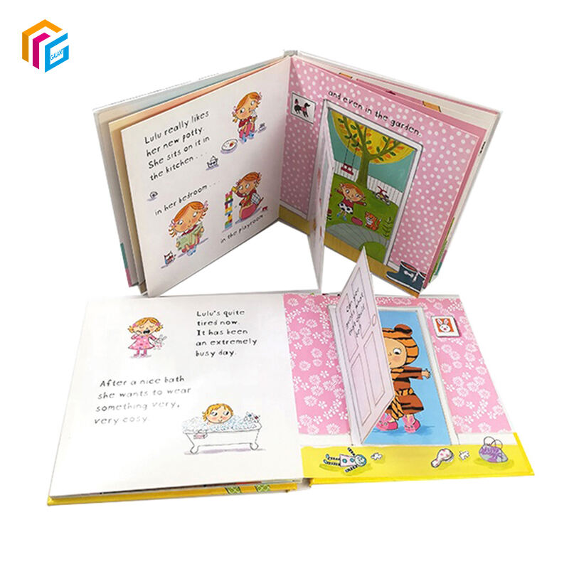 Custom Activity Books English Story Books Full Color Board Book  