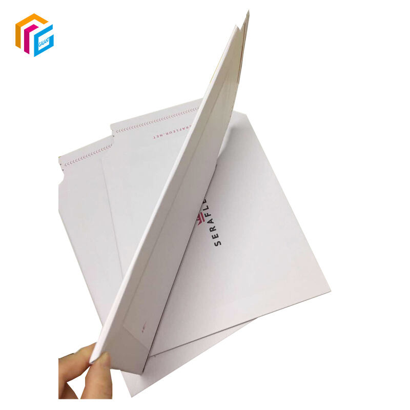 High Quality Custom Cardboard Envelopes Printed Board Envelope Rigid Document Mailers