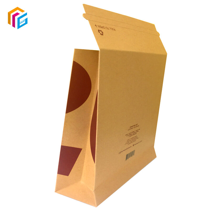 Recycled Custom Logo Printing Self Seal Gift Clothing Packaging Expandable Kraft Paper Mailer Envelope With Gusset