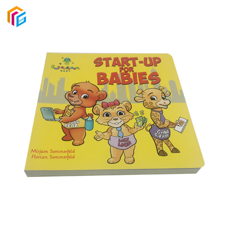 Professional Custom Kids Children Board Book Printing Service