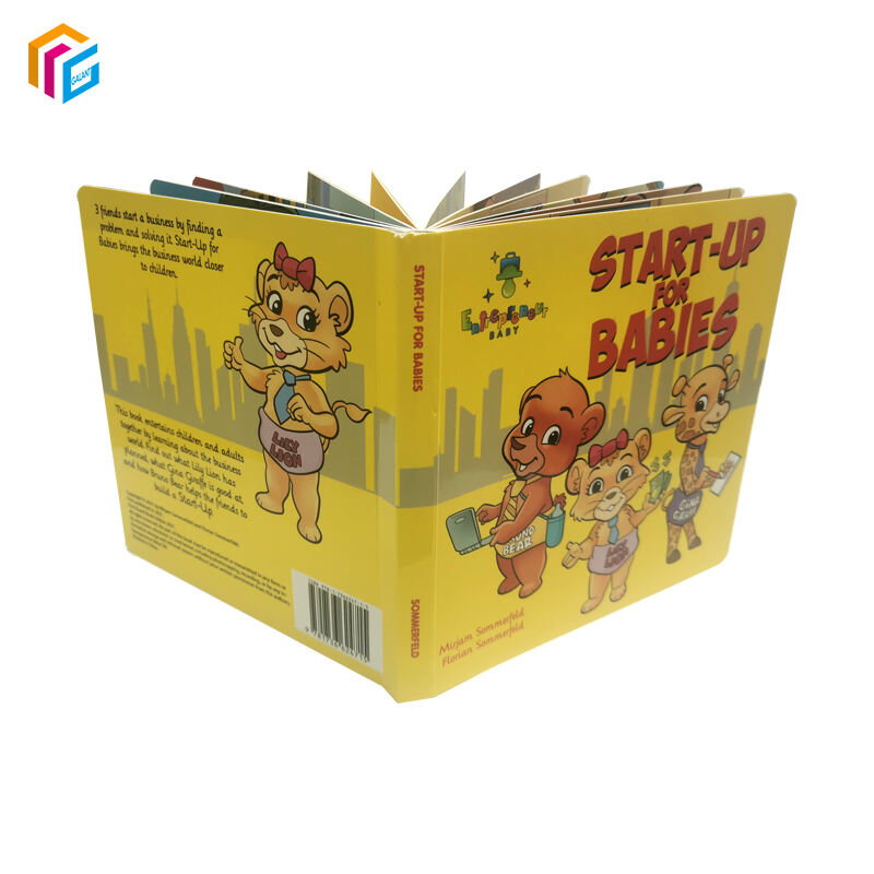 Custom Kids Hard Cover Children Board Book Sets