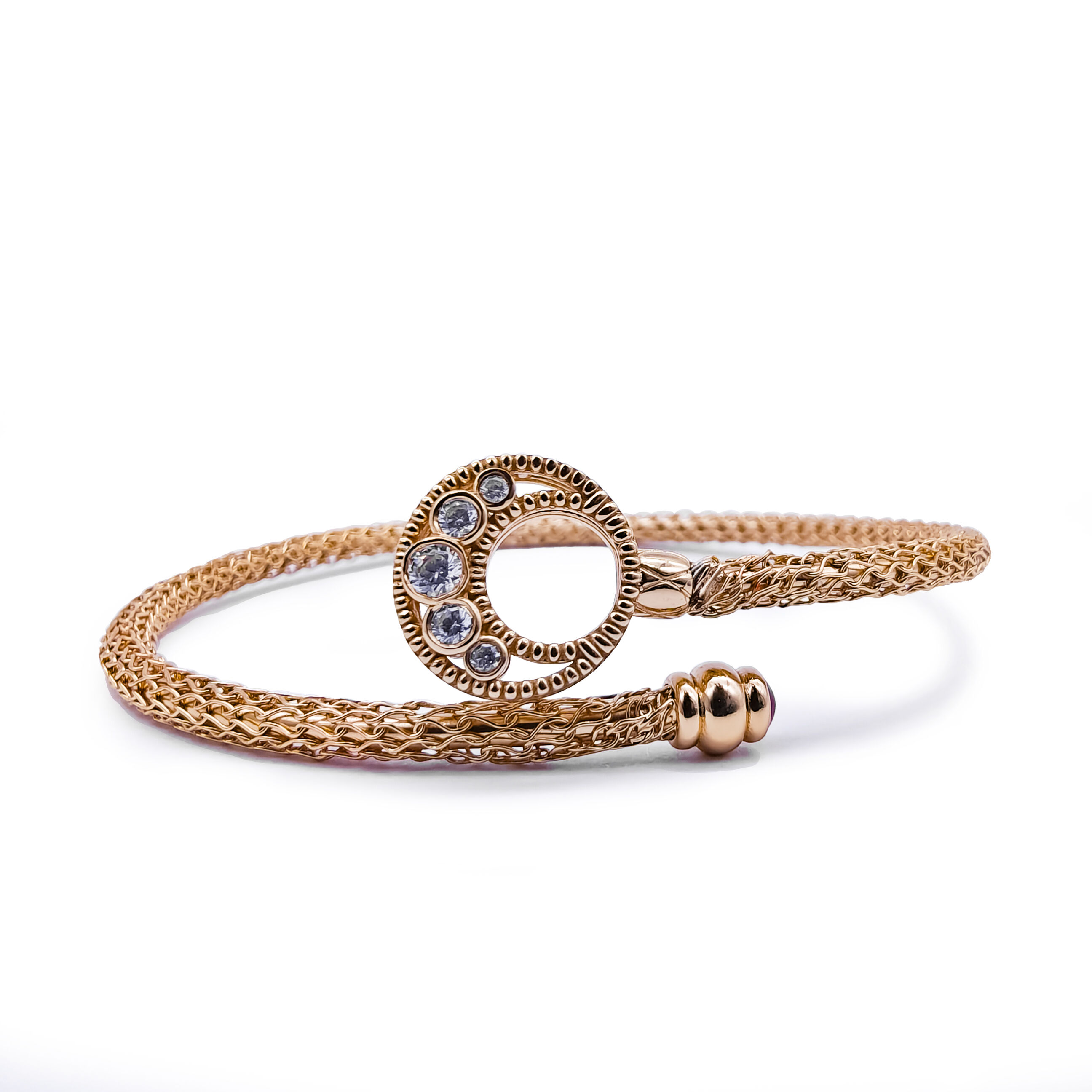 Новое дизайнерское браслет из медного сплава с фазами Луны, цирконами в виде звёзд и геометрическим узором, золотая цепочка с PVD-покрытием 18 карат, ювелирное изделие для женщин