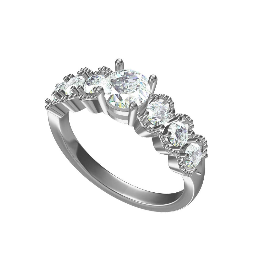 Orignal design Custom Luxury Style Mens Engagement Ring Jewelry
