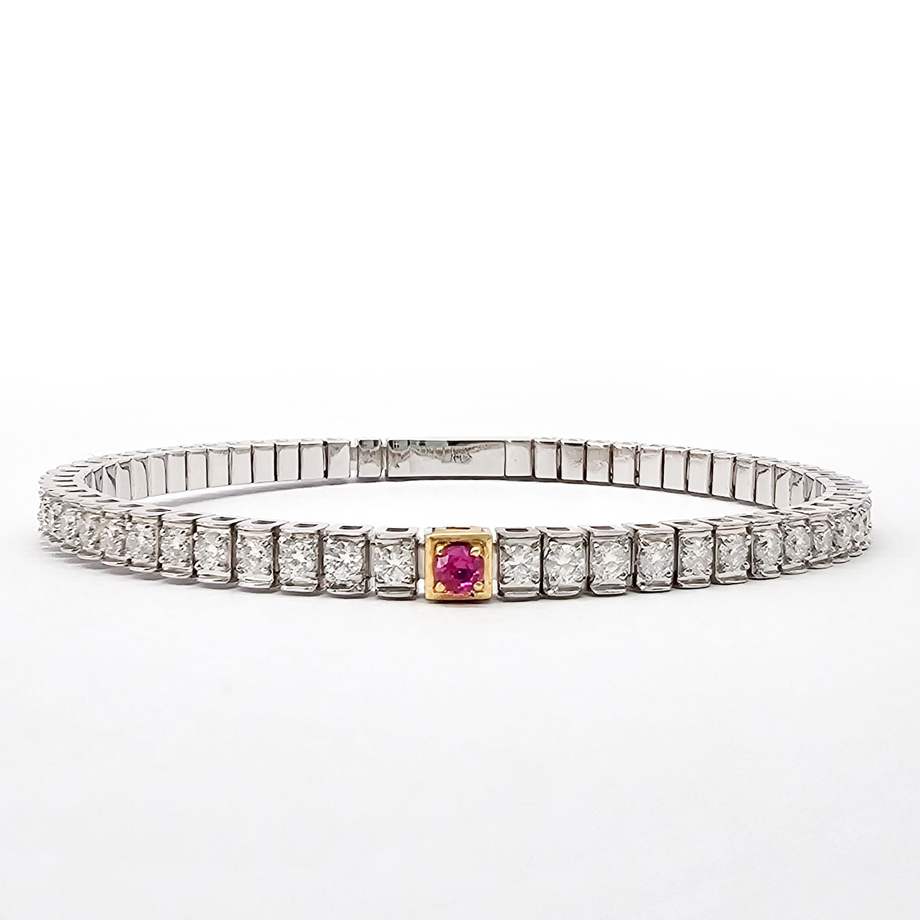 Браслет-теннис для женщин с покрытием из золота 18К, двойное покрытие, тонкие цирконы, ювелирное изделие в качестве подарка на праздничные случаи