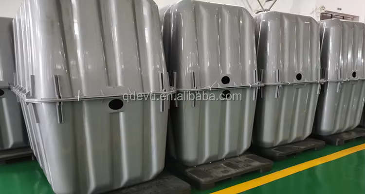 CE ISO prefabricated industrial package FRP sewage treatment plant cost details