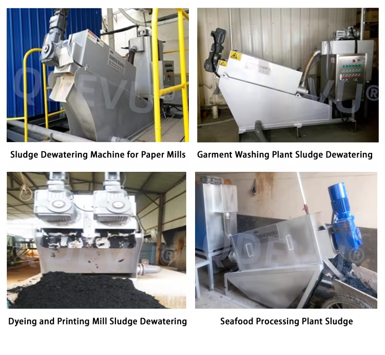 Screw Press Sludge Dewatering Machine manufacture