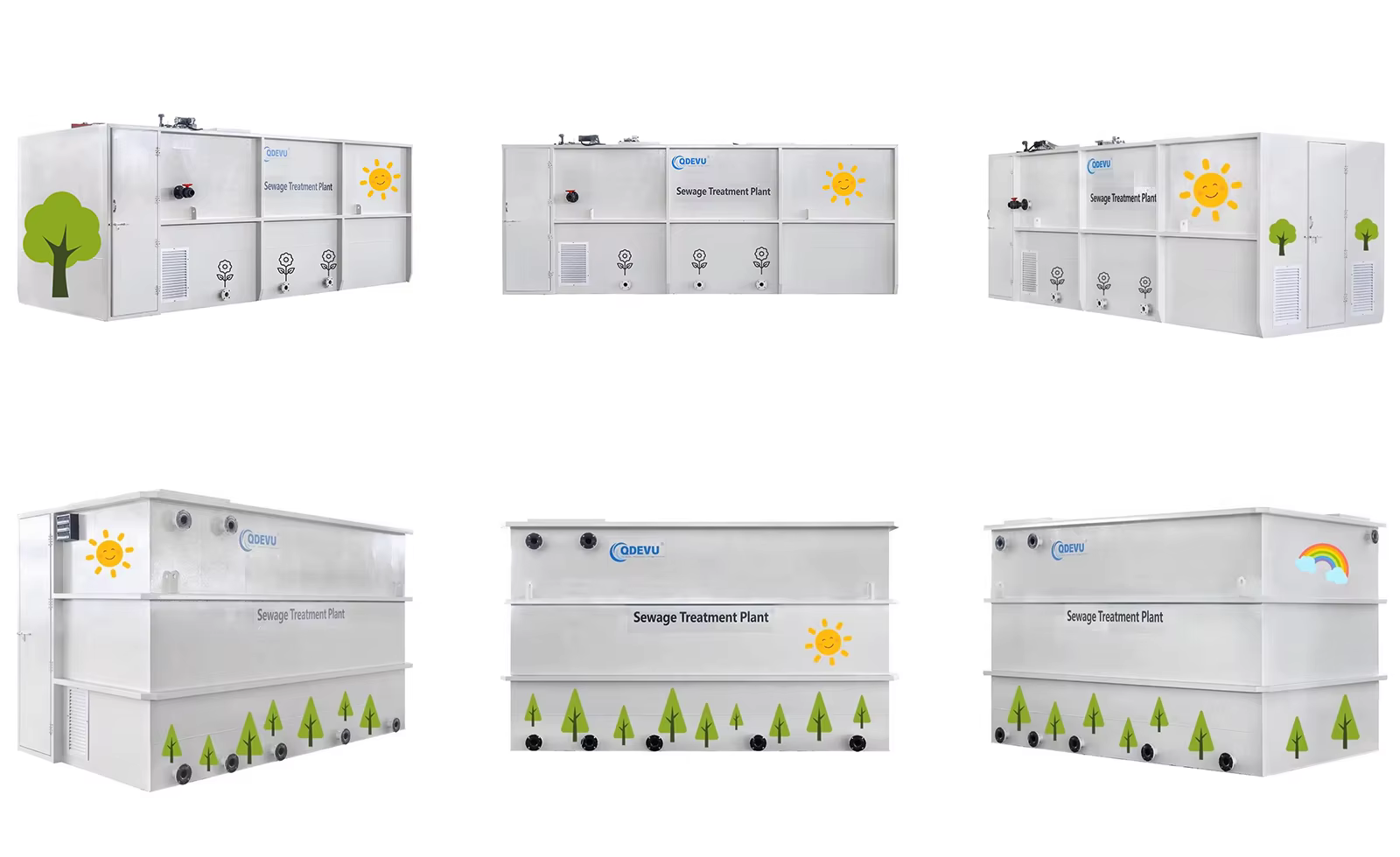 Integrated Sewage Wastewater Treatment Equipment Plant manufacture