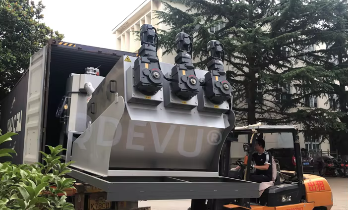 Screw Press Sludge Dewatering Machine supplier