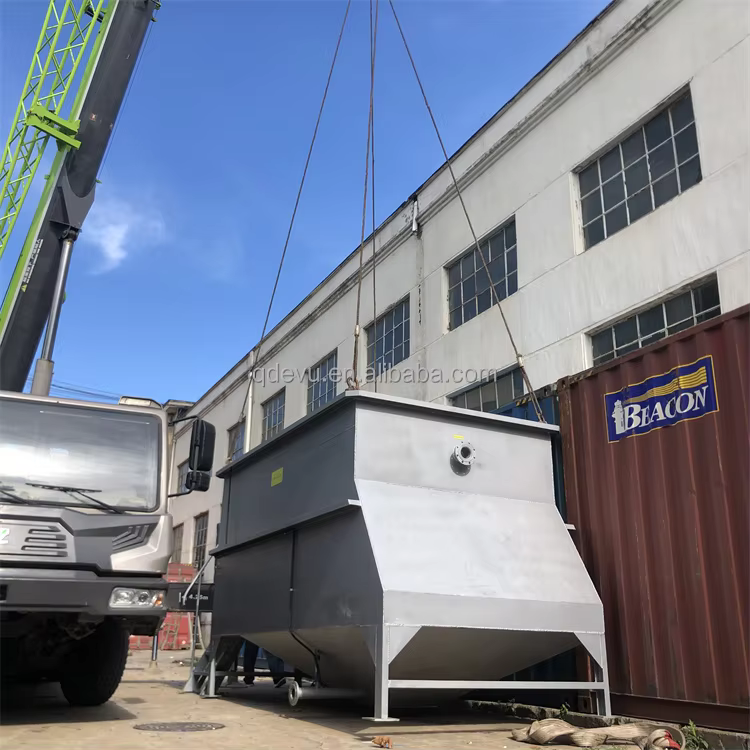 sloped plate solid liquid separation equipment390-1