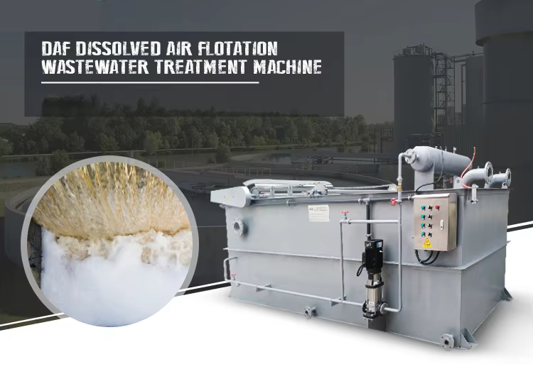 Sewage Waste Water Treatment Plant Dissolved Air Flotation System DAF System for Water Purifier Machine Industrial Wastewater supplier
