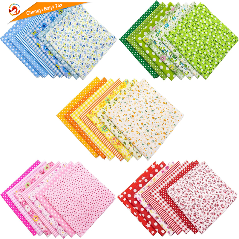 پارچه پلی‌استر 100 درصد مصرف‌شده با چاپ پیگمنت 65-70 گرم بر متر مربع