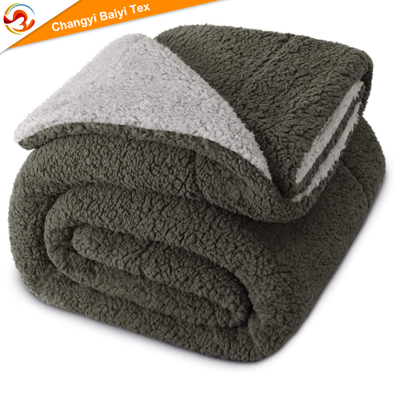 Ręcznik z wełny owczej Dwuwarstwowa grubszana kołdraKołdra na kanapę