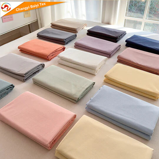 کارخانه پارچه میکروفایبر پلی استر نئوپرن نرم، رنگرزی یکدست، بافت ساتین تنفس‌پذیر بالا برای ملحفه