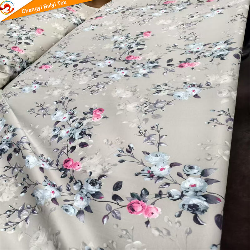 سفارشی‌سازی پارچه تشک پلی‌استر 100 درصد با کیفیت بالا، بلیچ شده، با روش دیسپرس