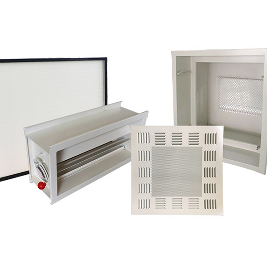 High Quality Laminar Flow Hood DOP Access H14 Cleanroom Terminal HEPA Box supplier