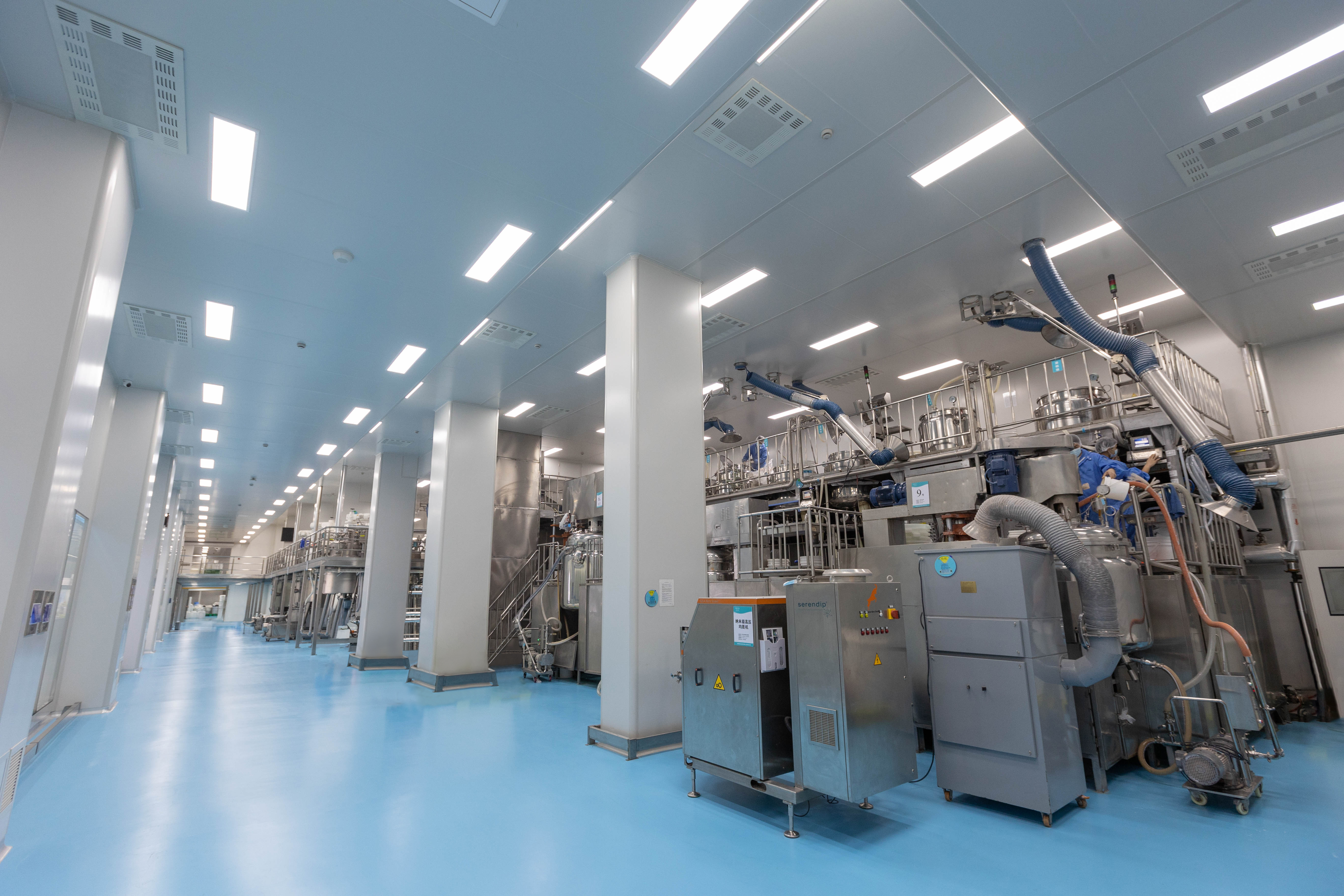 ISO6 GMP Clean Room with Fan Filter Unit Equipment Used in Cosmetics/Food Factory Cleanroom