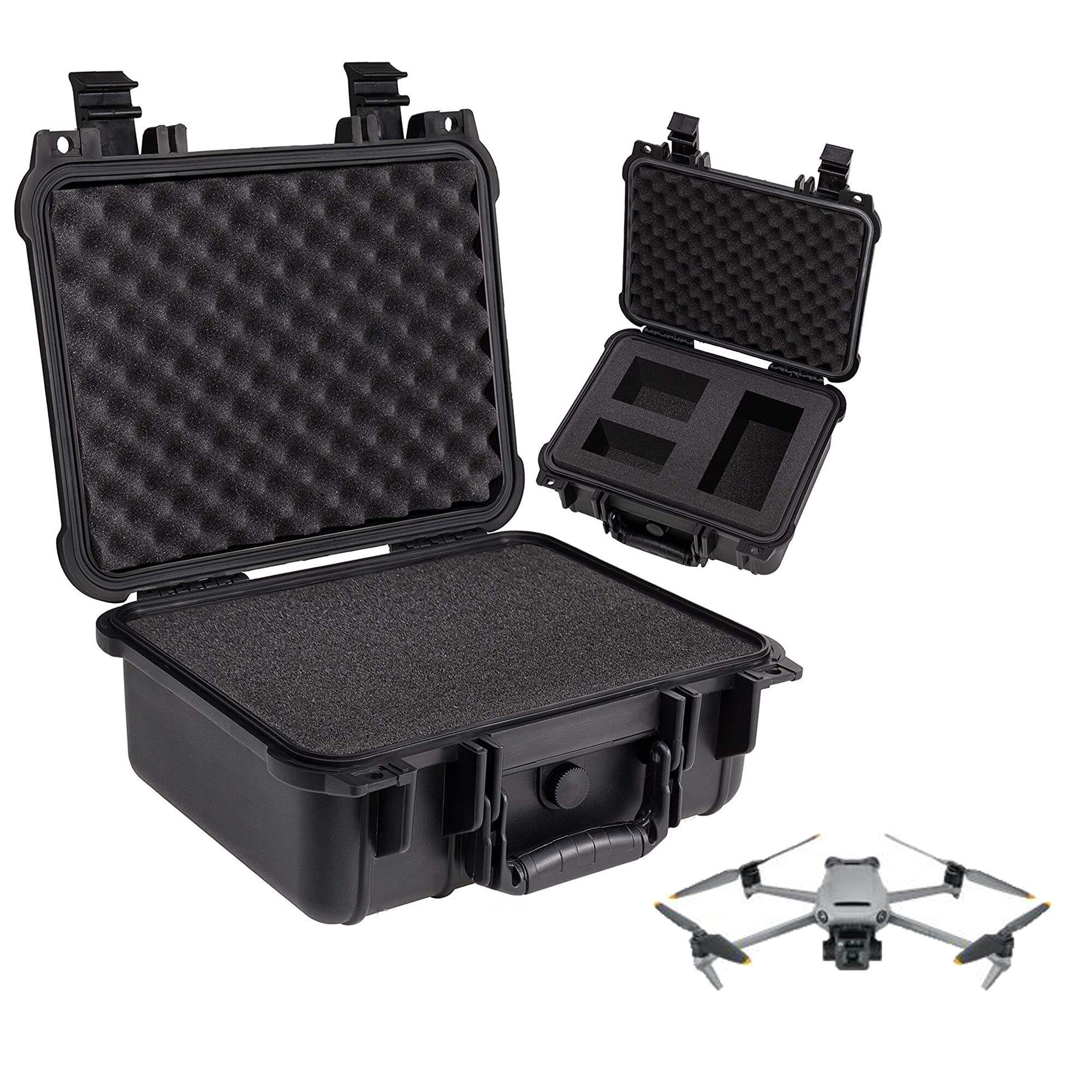 Étui étanche en plastique rigide personnalisable en OEM, avec revêtement PVC et EVA, étui de transport en PVC et EVA pour drone