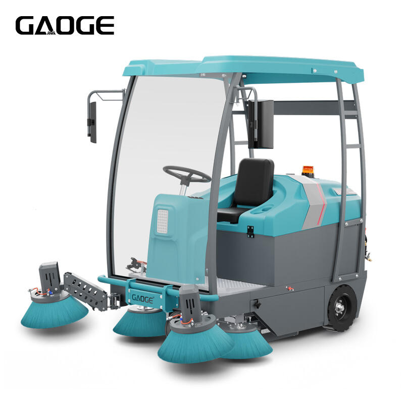 gaoge m3 mini walk behind floor scrubber  compact self propelled cleaning machine for commercial use-5
