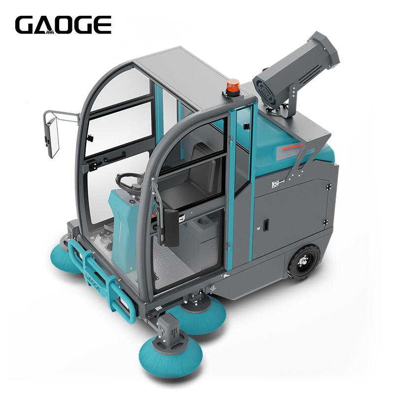 S9 Commercial Ride-On Sweeper | 2000mm Wide Industrial Floor Sweeping Machine with 250L Dust Hopper
