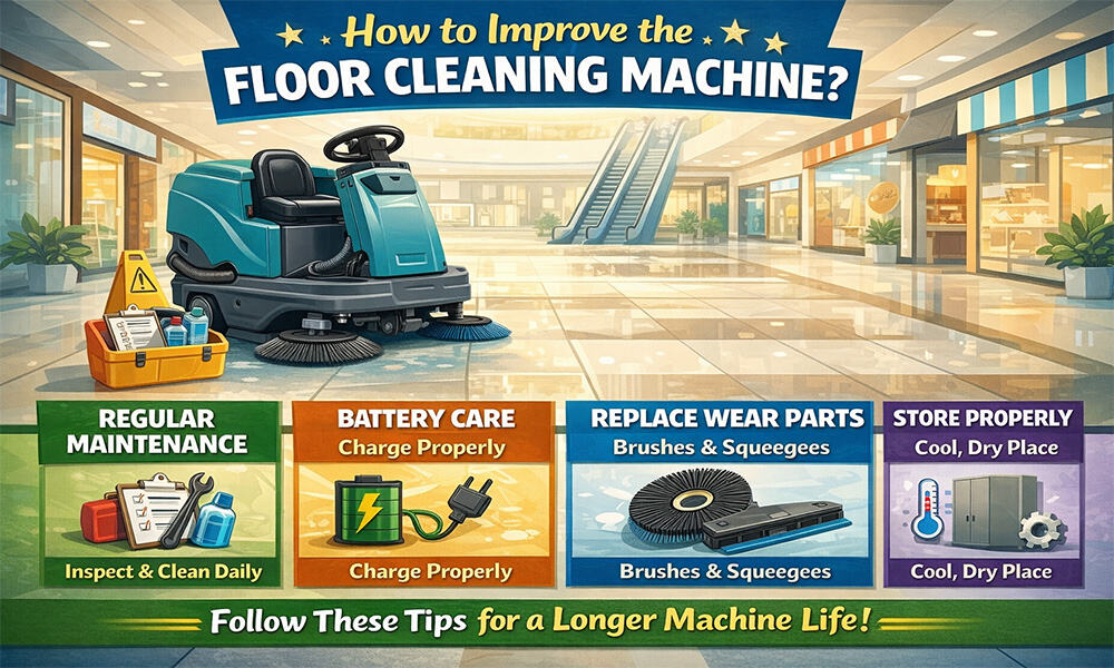 How to Improve the Service Life of Floor Cleaning Machine?