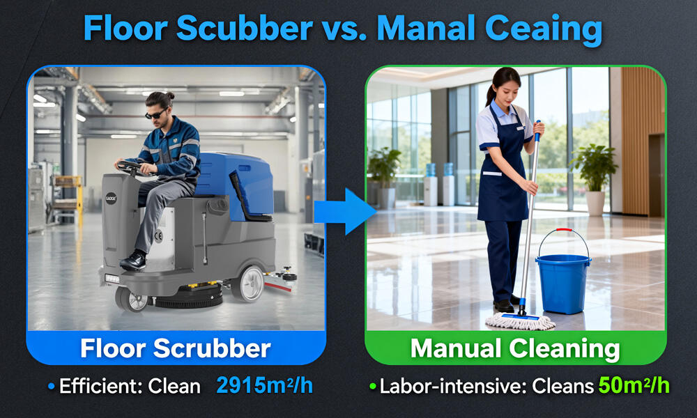 Can a Floor Scrubber Replace Manual Floor Cleaning Completely?