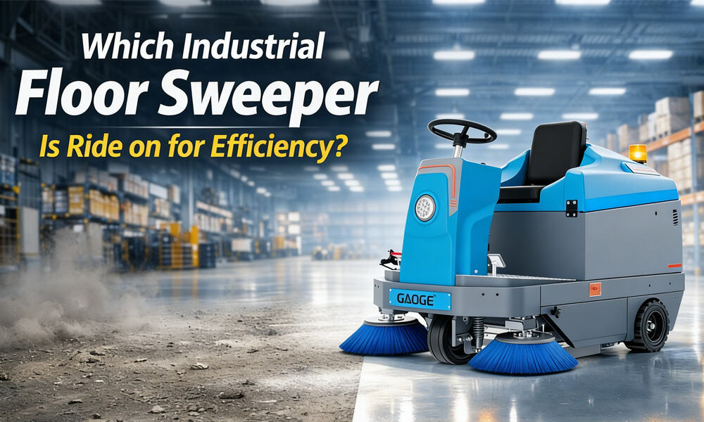 Which Industrial Floor Sweeper Is Ride on for Efficiency?