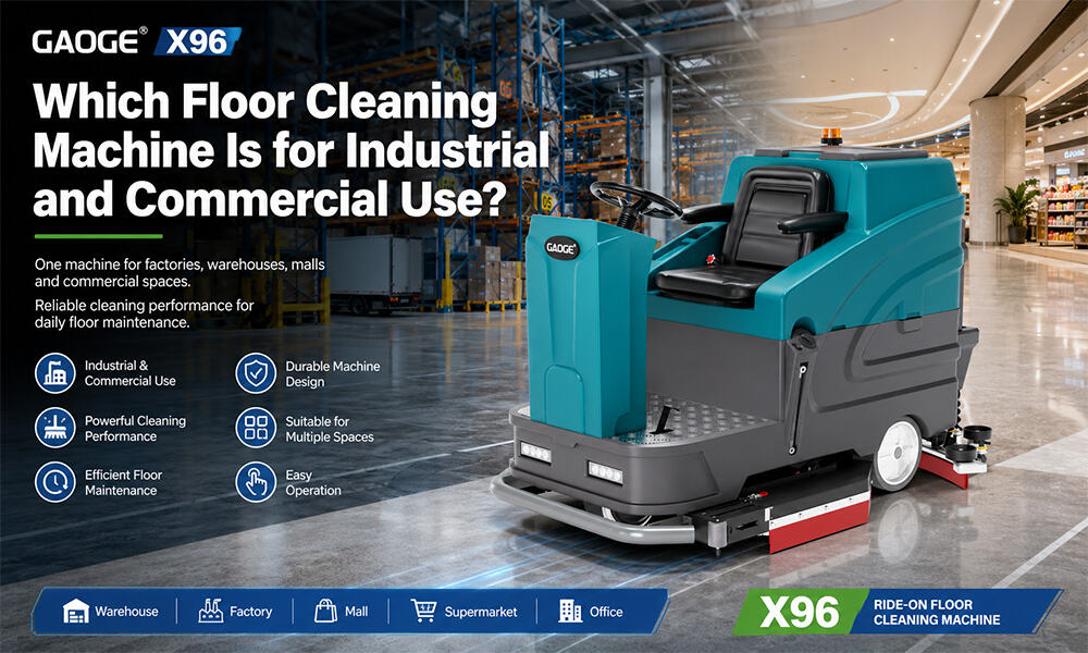 Which Floor Cleaning Machine Is for Industrial and Commercial Use?