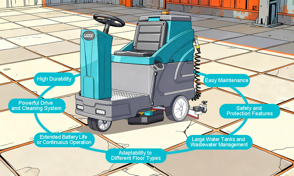 Watter Spesiale Vereistes Het Industriële Vloerwasmasjiene?