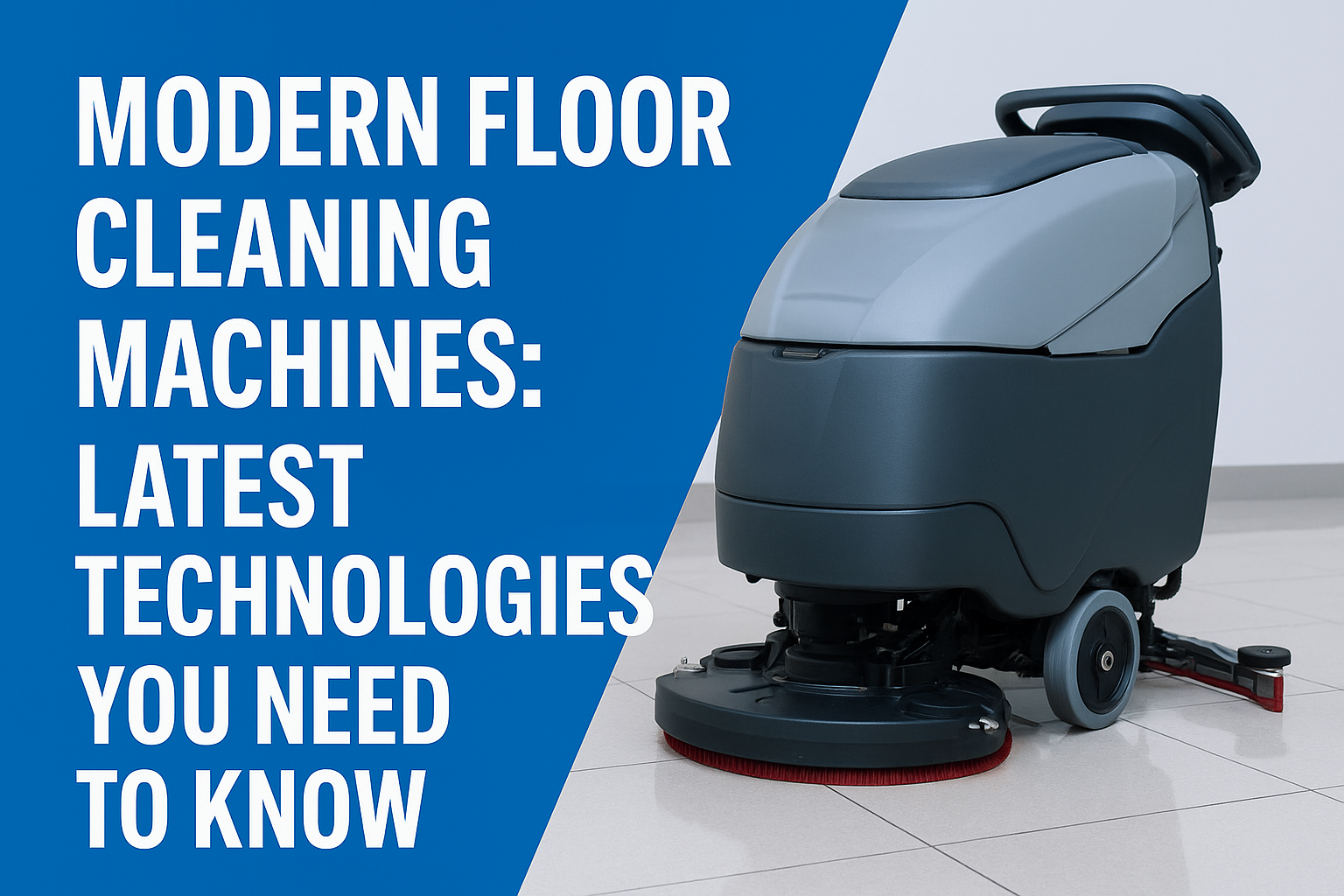 Ποιες είναι οι πιο πρόσφατες τεχνολογίες στα σύγχρονα μηχανήματα καθαρισμού δαπέδων;