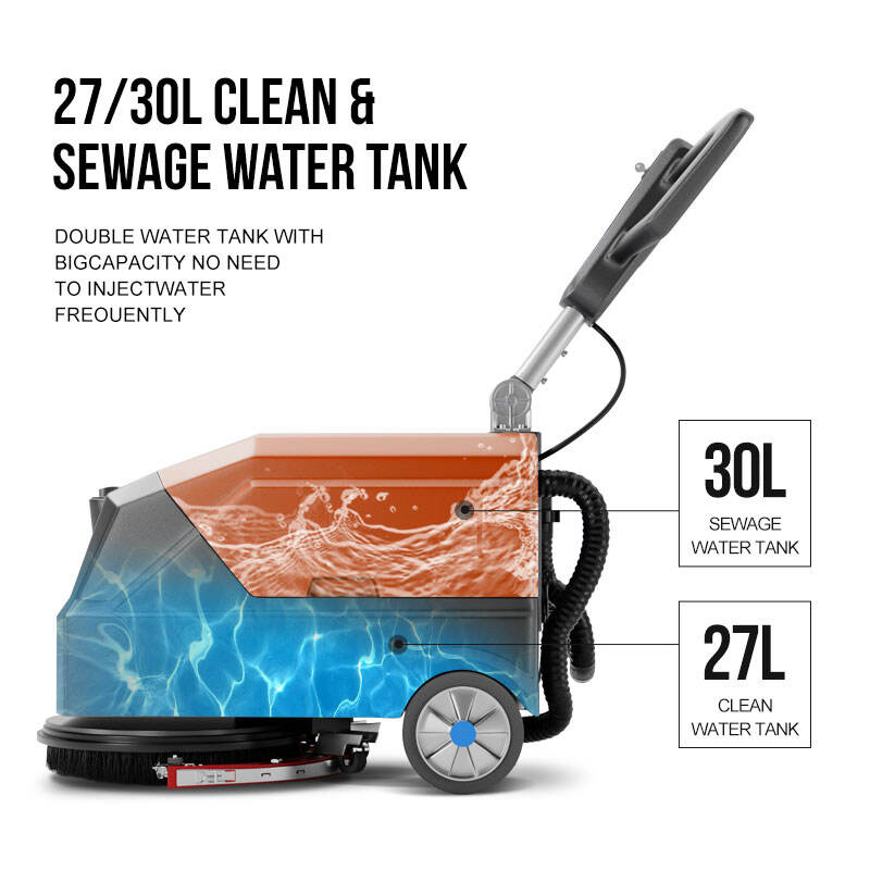 Effektiv Gångbaserad Golvskurare: Stark Rensningsprestanda