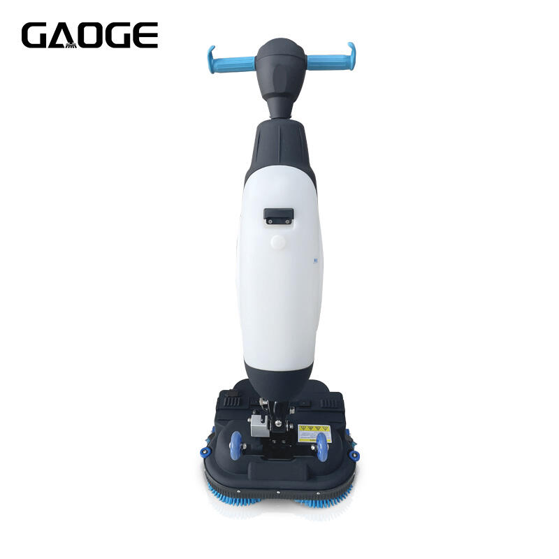 x68 compact ride on floor scrubber  dual brush cleaning machine with led lighting-2