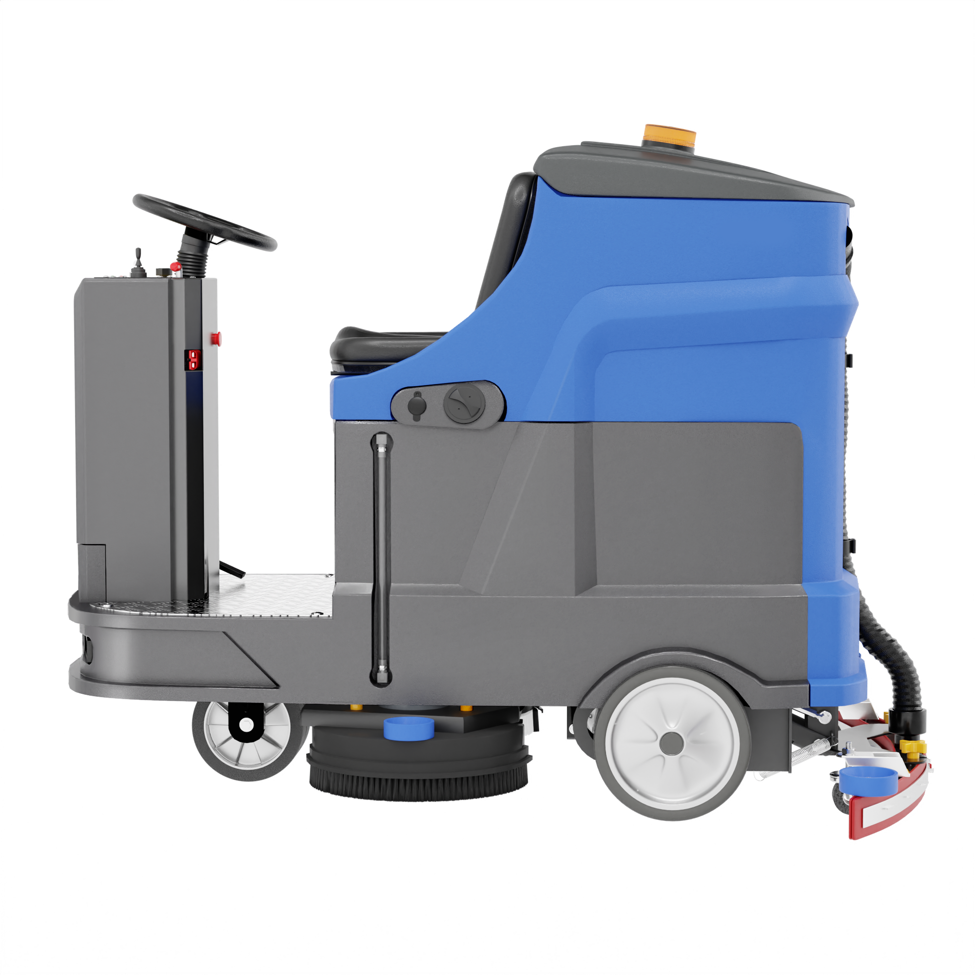 Adjustable Handle Tile Floor Scrubbers