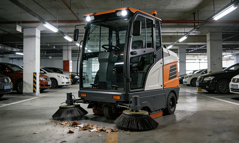 Which scenarios are most suitable for the high-performance floor sweeper?
