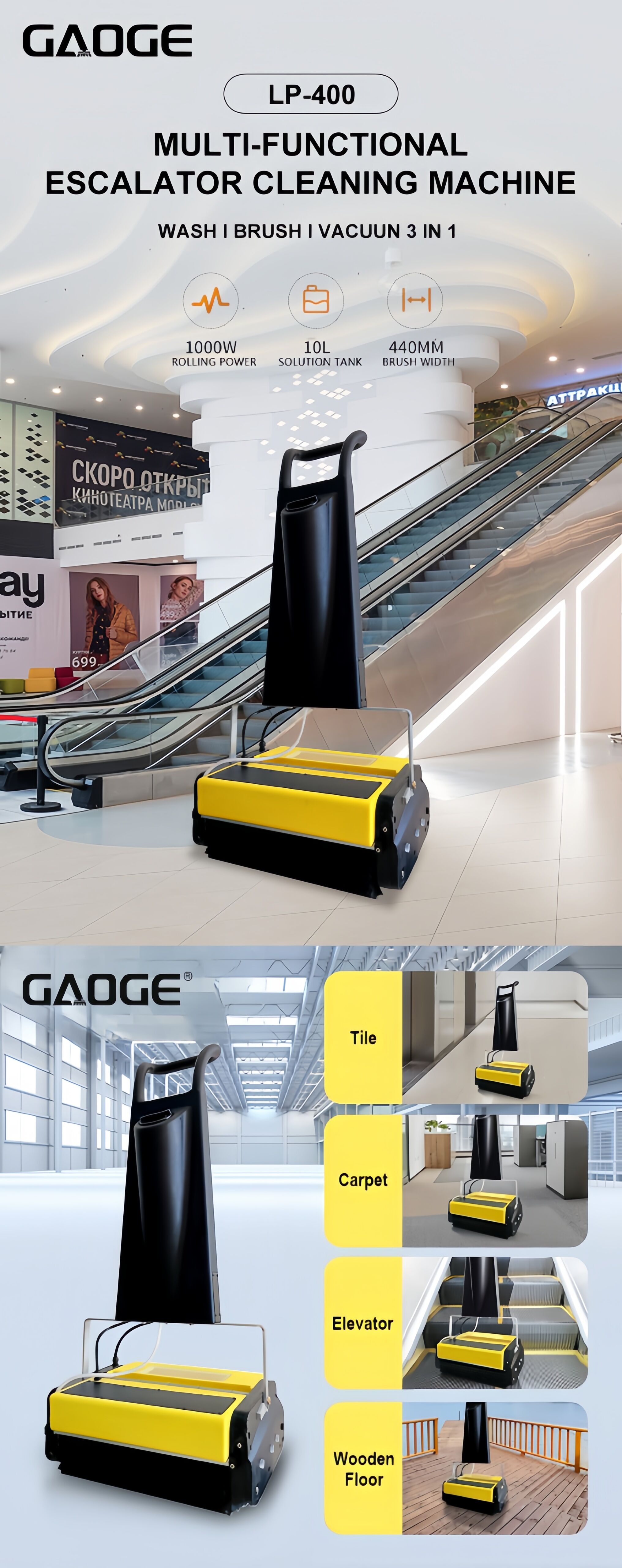 Clean Anywhere with LP-440L – Multi-Surface Washer with Lithium Battery Power