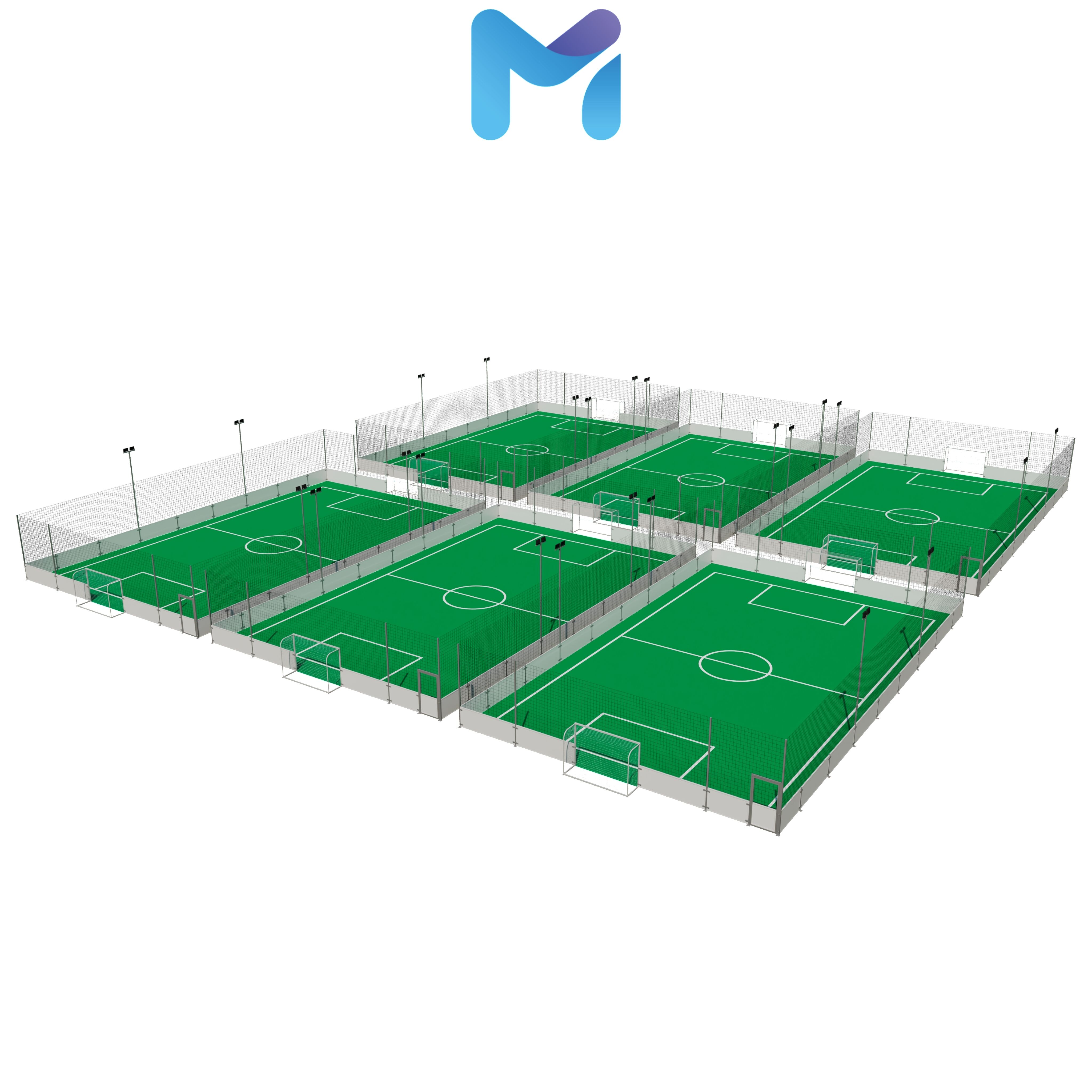 Professional KDK Texturized Cage Football Turf: The New Standard for High-Performance Urban Courts